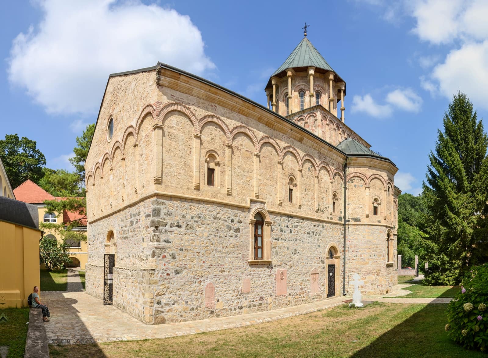 Novo Hopovo Orthodox monastery in Fruška Gora National Park