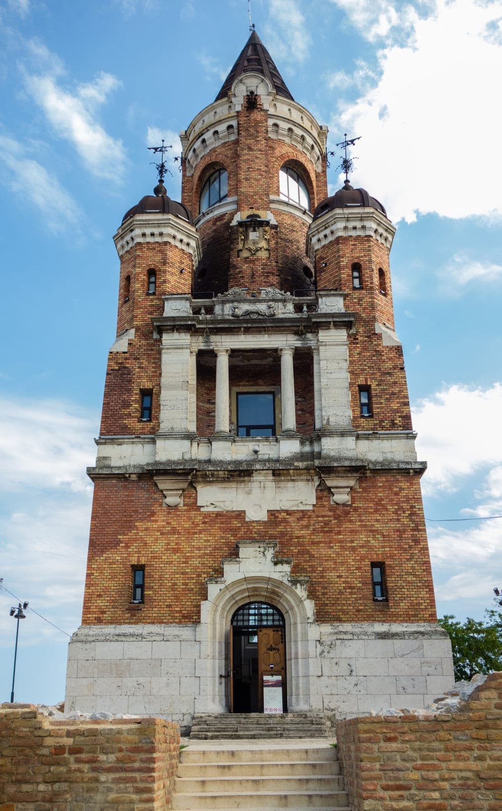 The Gardoš Tower above Zemun and the Danube. The Gardoš Tower above Zemun and the Danube in Belgrade