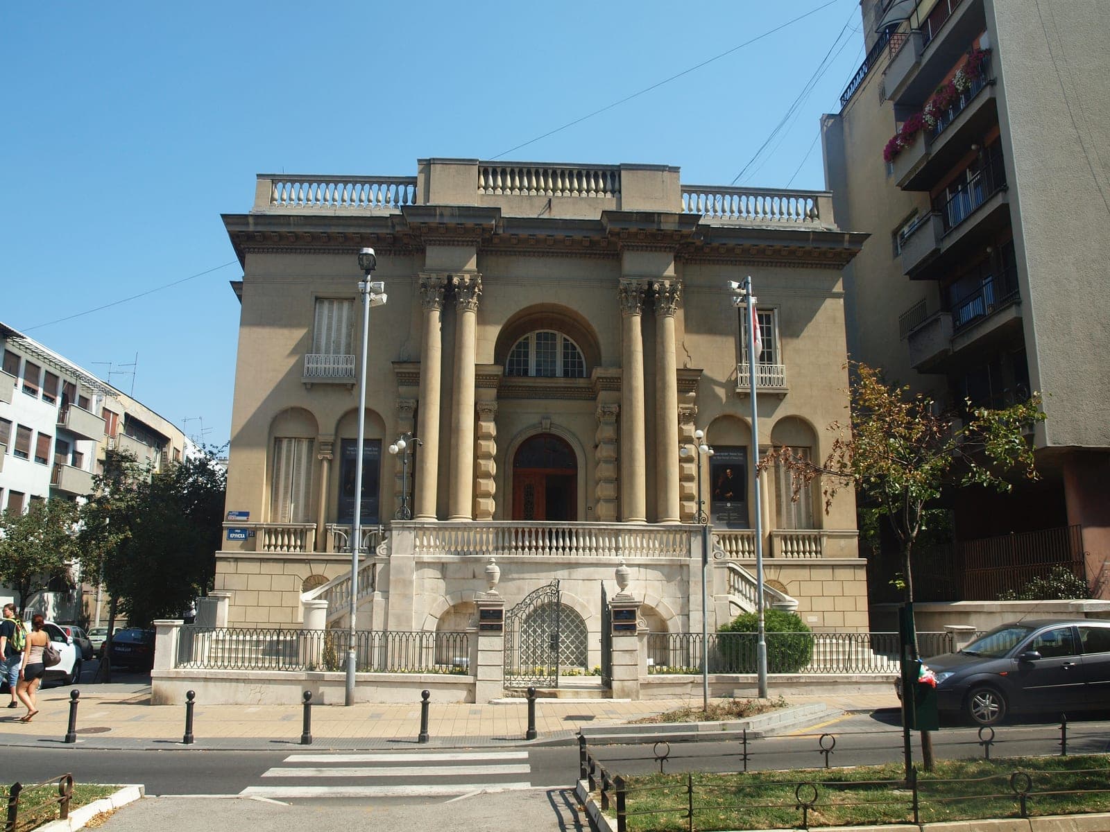 The Nikola Tesla Museum, in a 1920s villa. The Nikola Tesla Museum building in Belgrade