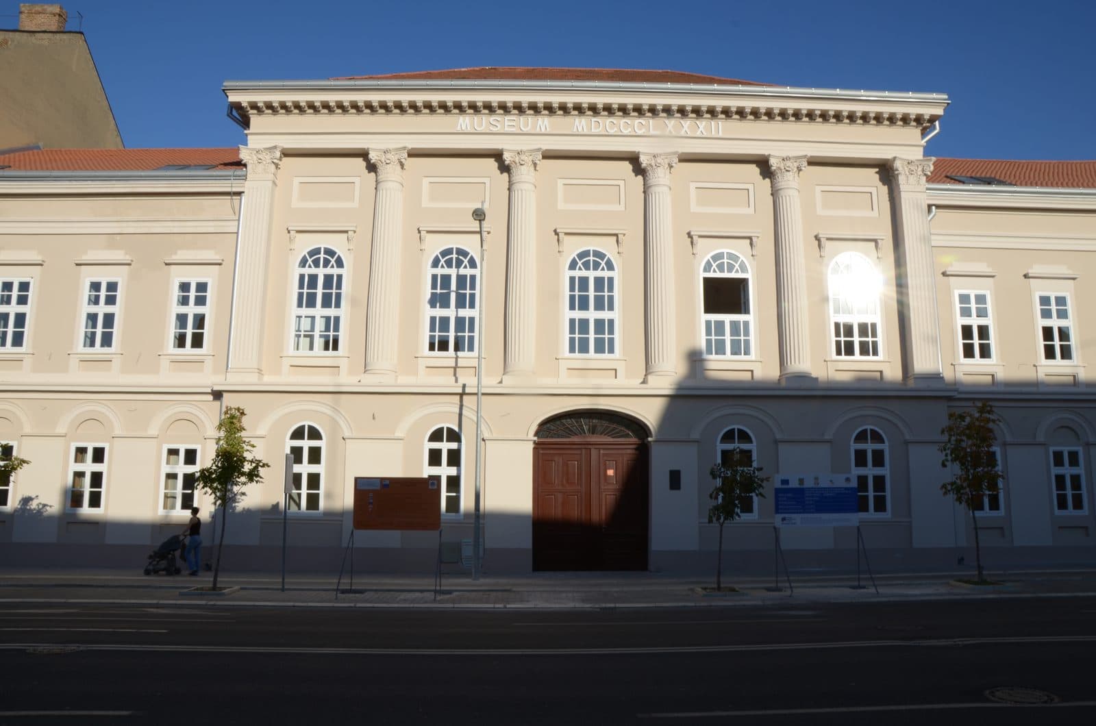 The landmark Concordia building in Vršac. The historic Concordia building in Vršac